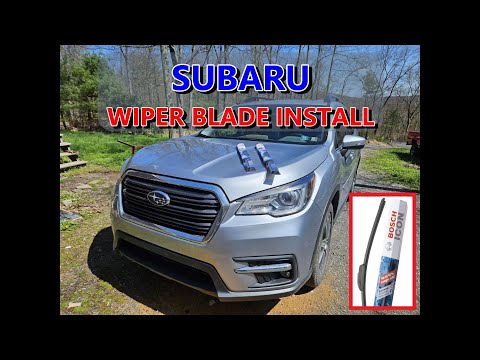 How to INSTALL Windshield Wiper Blades on your SUBARU!