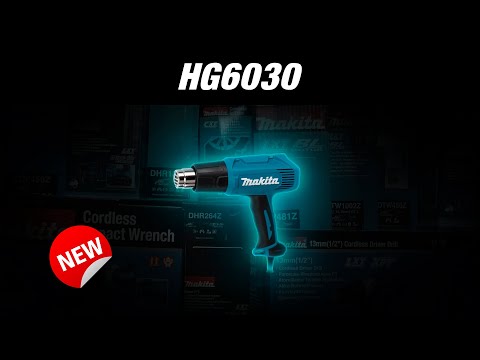 Orapūtė Makita HG6030K 1800W, be priedų video