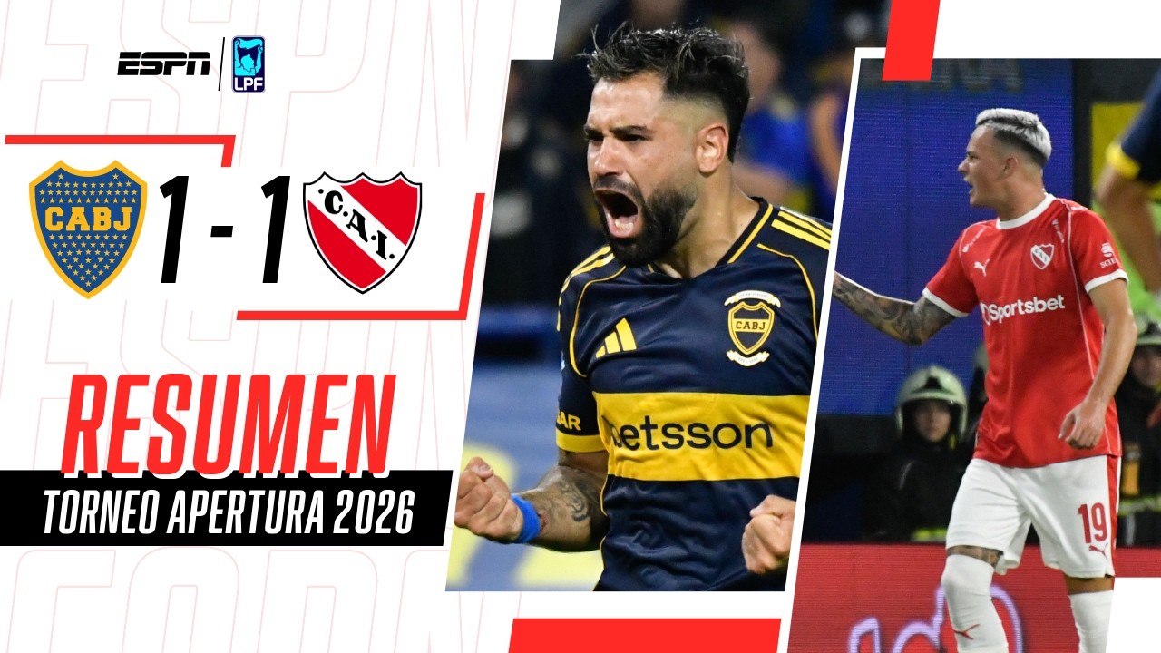 ABALDO METIÓ UN GOLAZO Y GIMÉNEZ IGUALÓ EL CLÁSICO PARA BOCA | Boca 1-1 Independiente | RESUMEN