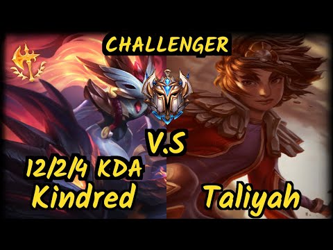 GEN.G Peanut (KINDRED) vs TALIYAH - 12/2/4 KDA JUNGLE CHALLENGER GAMEPLAY - KR
