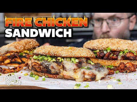 Korean Fire Chicken Sandwich