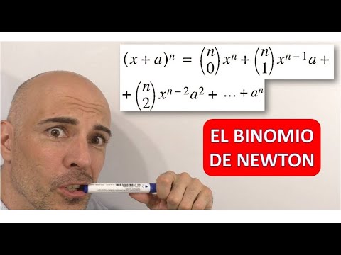 EXPLICACIÓN BINOMIO DE NEWTON. EJERCICIOS RESUELTOS