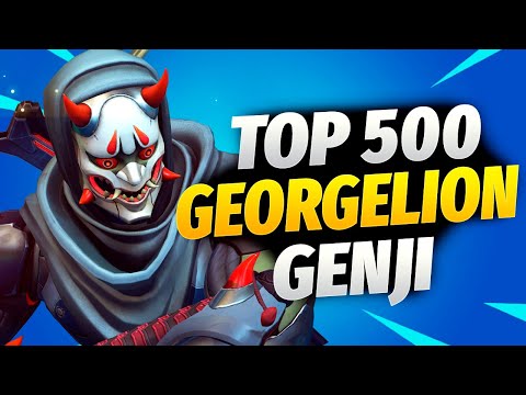 Georgelion Shows Genji Carry Potential! RANK 9! [Overwatch 2 Season 20 Top 500]