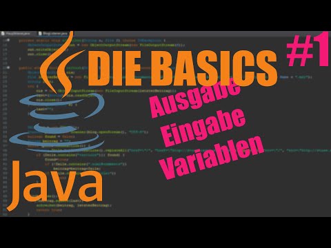Java: Ausgabe, Eingabe, Variablen einfach erklärt (Lektion #001) [radio STUSs - Folge 015]