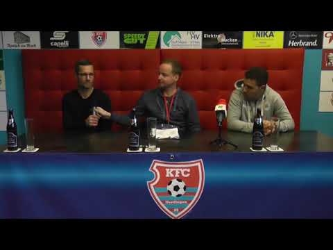 Uerdingerblock Niederrheinpokal KFC Uerdingen - Rot-Weiß Oberhausen Pressekonferenz