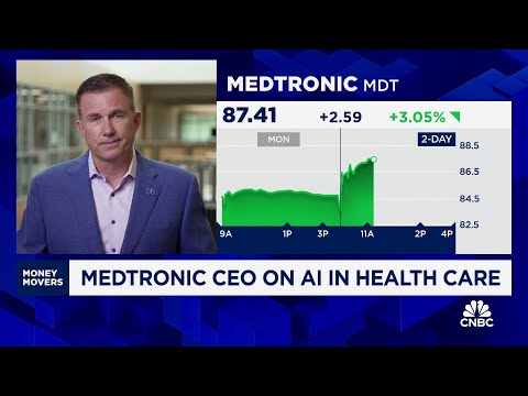Medtronic CEO: Strong single-digit earnings ahead as forex impact fades in the second half thumbnail
