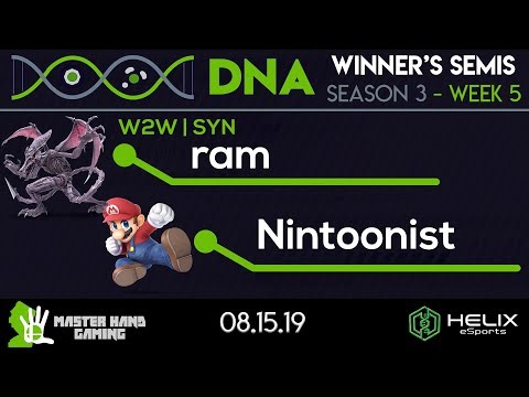 DNA S3:W5 - W2W | SYN | ram (Ridley) vs. Nintoonist (Mario) - W Semifinals