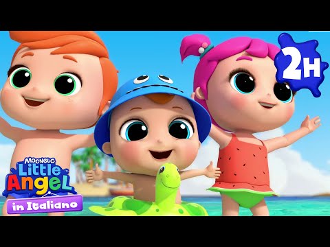 Andiamo al mare! | Little Angel Italiano | Cartoni Animati con Gianni Piccino