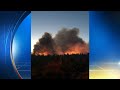 2 Fires Burn Near Elementary School