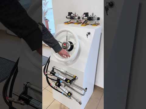 Introducing the new Hydrodrive Hydraulic Steering System equipped with 12V or 24V electro-valves.