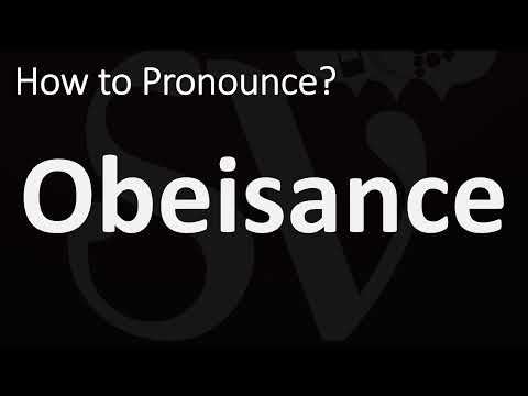 How to Pronounce Obeisance? (CORRECTLY)
