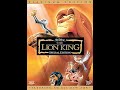 DVD Opening 116 Opening To The Lion King 1994 Special Edition 2003 DVD