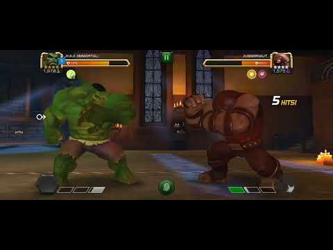 Immortal Hulk  v/s.  Juggernaut  (Incredible fight)