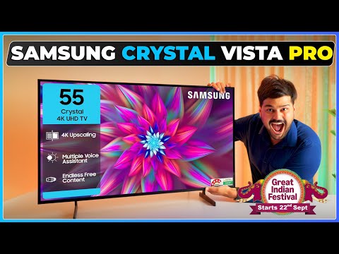 🚨 Samsung Crystal Vista Pro 43" 4K Review | Amazon Great Indian Festival 🔥 Best TV Under ₹25K DEAL!
