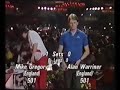 1990 Darts Embassy World Championship First Round Mike Gregory V Alan Warriner