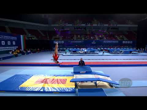 RODRIGUEZ Melania (ESP) W - 2022 Trampoline Worlds, Sofia (BUL) - Q Double Mini Exercise 2