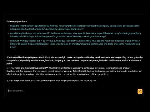 Tenzing MEMO - Workday (WDAY) Quick Hit - YouTube