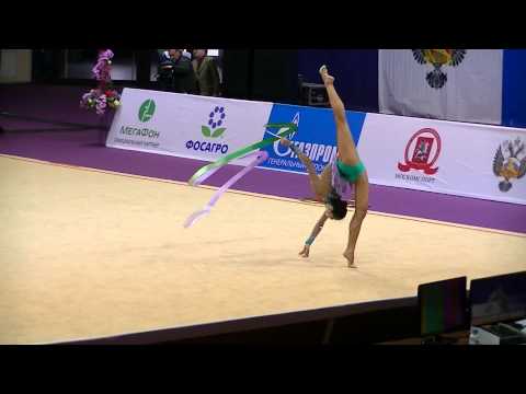 Minagawa Kaho (JPN) ribbon Int Comp Senior Grand Prix Moscow 2015