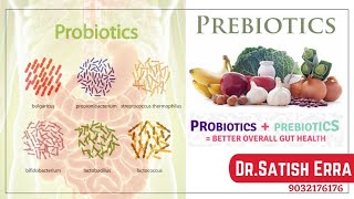 మీ Digestion(అరుగుదల)ని పెంచుకోండిలా/GUT HEALTH=Prebiotic+Probiotic ✓Dr.Satish Erra's Homeo