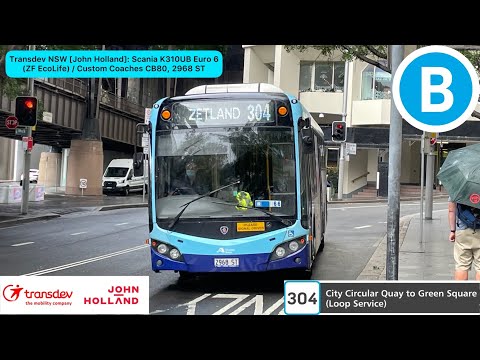 Transdev NSW [John Holland]: Scania K310UB Euro 6 (ZF EcoLife) / Custom Coaches CB80, 2968 ST