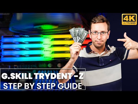 RAM G.Skill Trident Z RGB 32GB DDR4 K4 32GTZRC 3600 (4x8GB) C16 video
