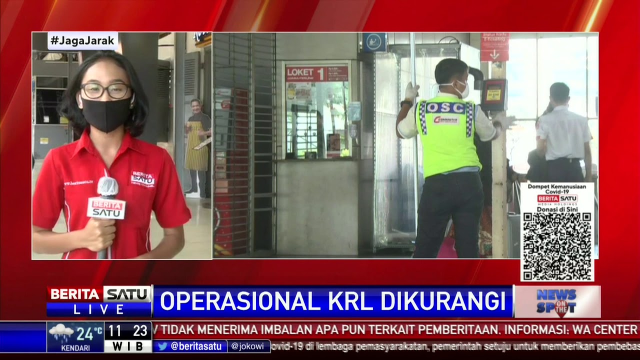 Jumlah Penumpang KRL Turun Hingga 70 Persen