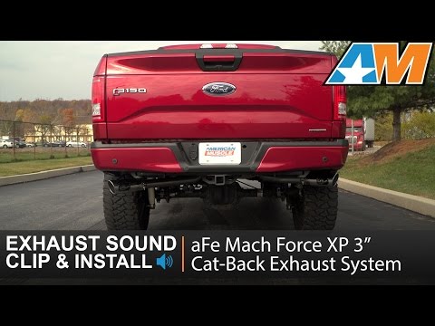 2015-2017 F-150 aFe Mach Force XP 3" Cat-Back Exhaust System (5.0L) Sound Clip & Install