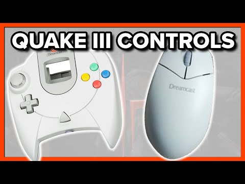 Trying a Sega Dreamcast Controller with a Mouse for Quake III