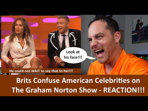 American Reacts Brits Confuse American Celebs For 10 Minutes Straight - Graham Norton REACTION