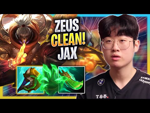 ZEUS IS SO CLEAN WITH JAX! - T1 Zeus Plays Jax TOP vs Kennen! | Season 2023