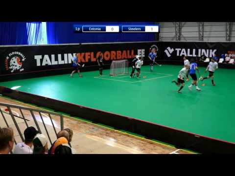 Tallink Floorball 2016. Estonian Men National Team vs Steelers