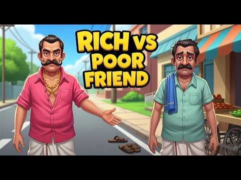 Rich Vs Poor Friend |  Moral Stories in English | Life Lesson | Learn English | Bedtime Stories