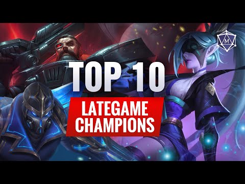 TOP 10 STRONGEST Late Game Champions in League of Legends