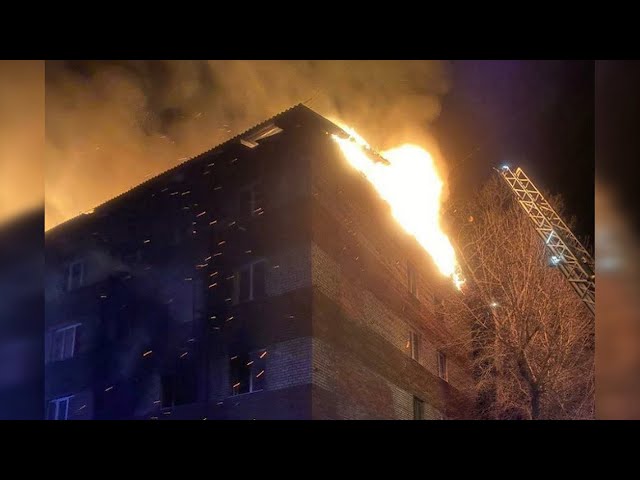 В Шелехове произошёл крупный пожар