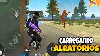 TIVE QUE CARREGAR ESSES ALEATÓRIOS NA RANQUEADA, FREE FIRE 