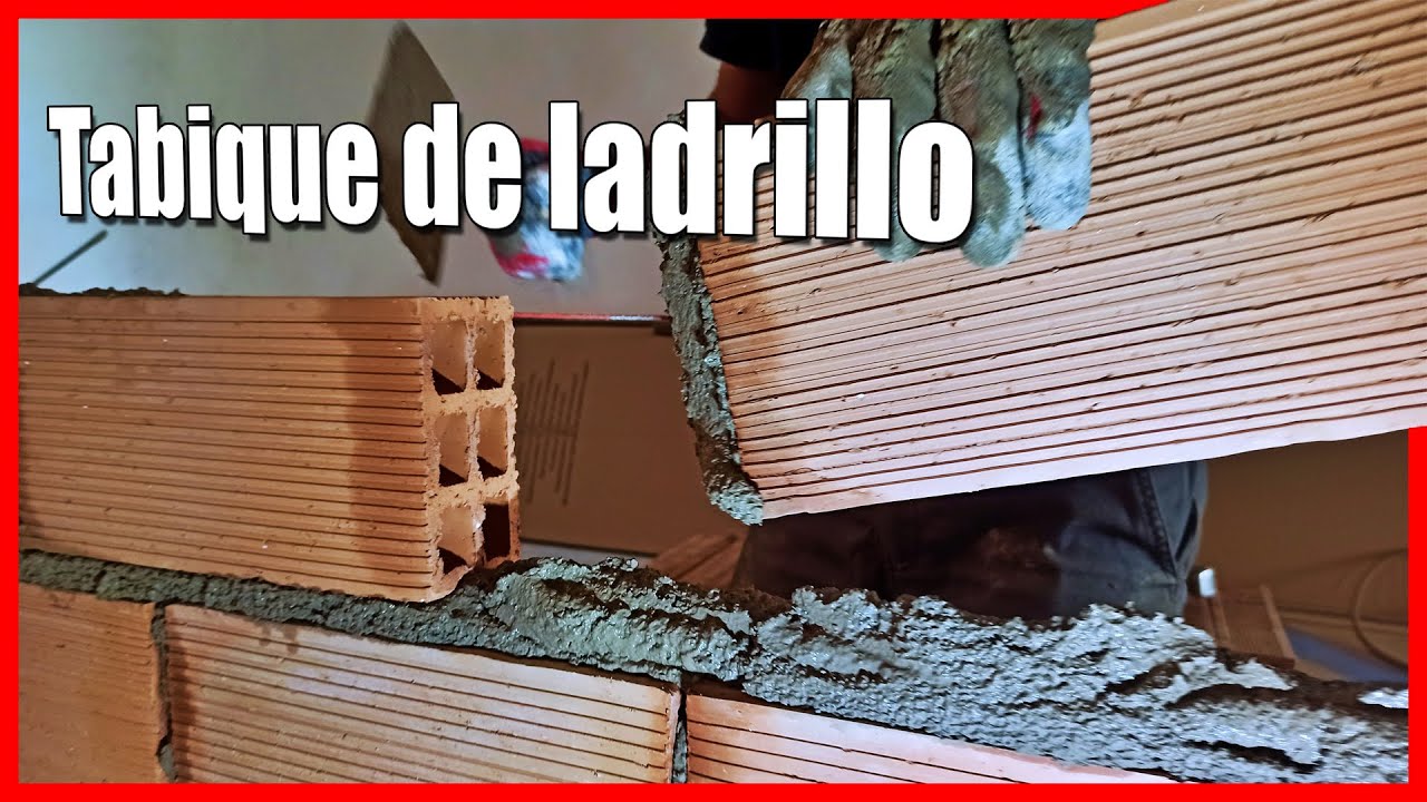 🔶 Como hacer un TABIQUE DE LADRILLO o pared, de HUECO DOBLE 🔶 Tutorial completo | 2021