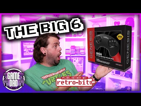 A NEW Sega Genesis CONTROLLER?! | The Big 6 Arcade Pad