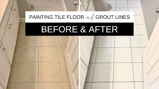 Download lagu Painting tile floor and grout lines... a success! mp3