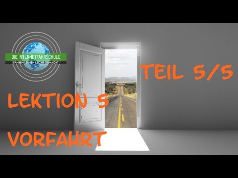 Theory lessons driving school lesson 5 - Part 5/5 Right of way