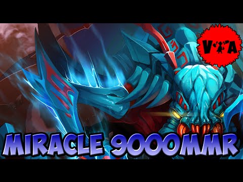 Dota 2 - Miracle 9000 MMR Plays Weaver vol #1 - Ranked Match
