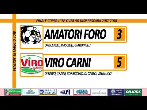 OV.40 FINALE COPPA UISP 2018 | AMATORI FORO VS VIRO CARNI