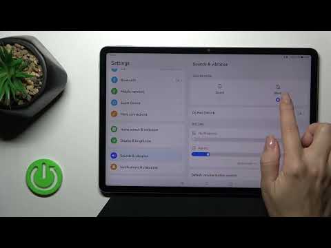 How to Turn On / Off Silent Mode in Huawei MatePad 11.5