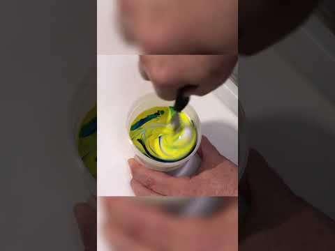 Part of a video titled Mixing Discharge Ink Like a Pro! - YouTube