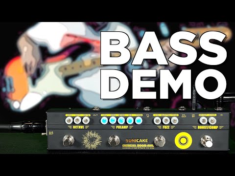 Sonicake BOOM AVE Bass Preamp DI Box Multi Effects Pedal Compressor Boost Fuzz Octave FX image 10