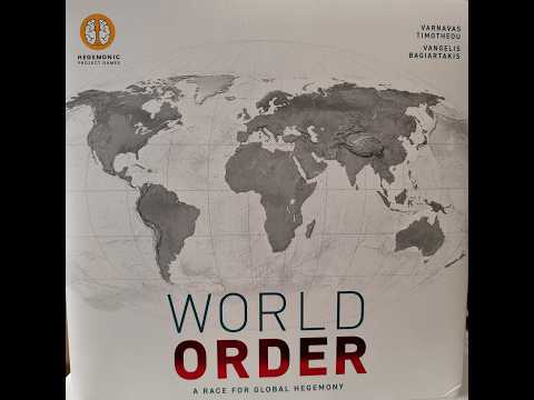 Playing World Order solo (Round 2 Action Phase Pt 1)