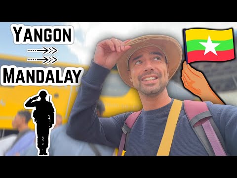 🇲🇲| 4 Checkpoints in 10-Hour Bus Journey From YANGON to MANDALAY