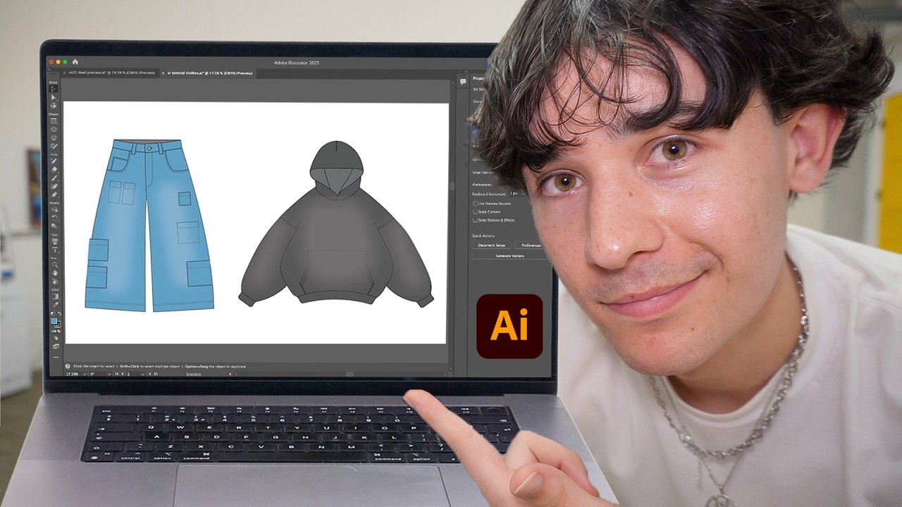 how to design clothes with adobe illustrator