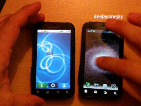 Motorola Defy vs Defy+  SpeedTest