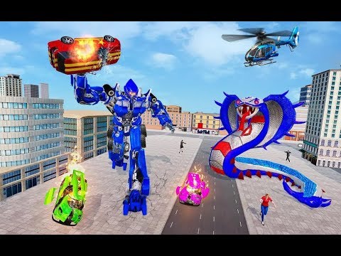 US Police Cobra Transform Robot | Amazing City Rescue Cobra Transform Robot Android GamePlay