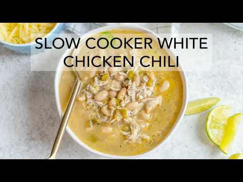 Slow Cooker White Chicken Chili Recipe